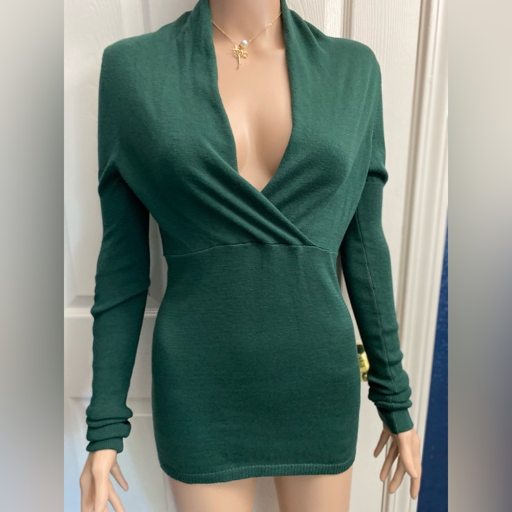 Deep Green Long Sleeve blouse